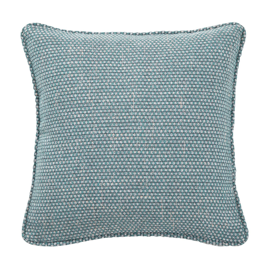 Poly Green White Pillow