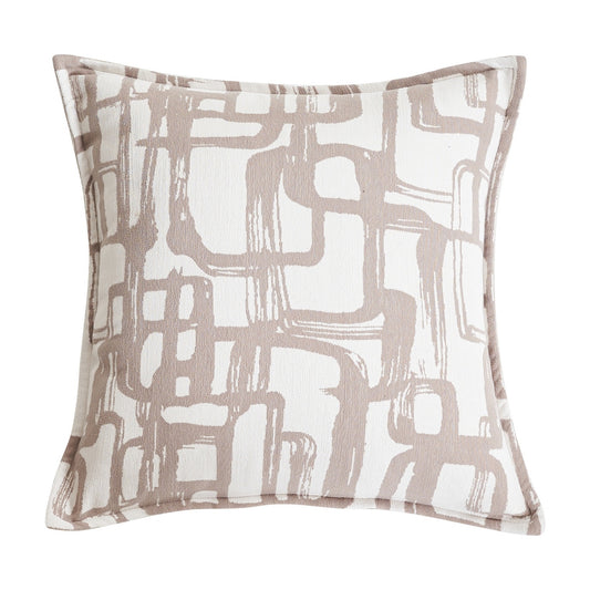 Pale Silver Stroke Pillow